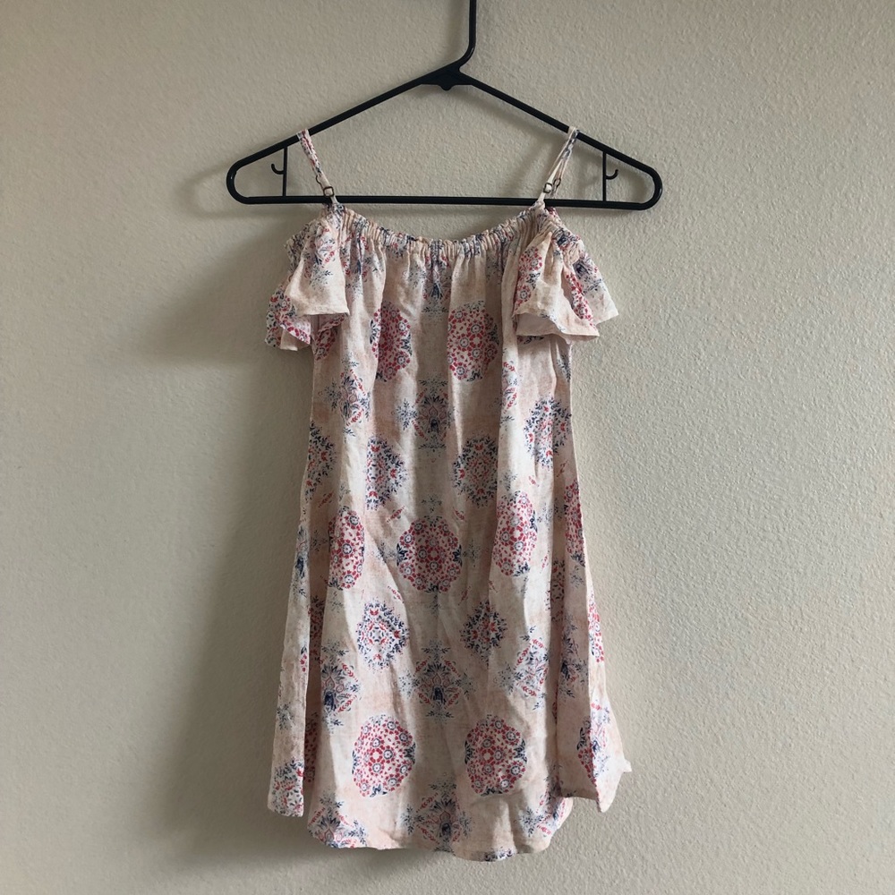 Light Pink Off the Shoulder Dress